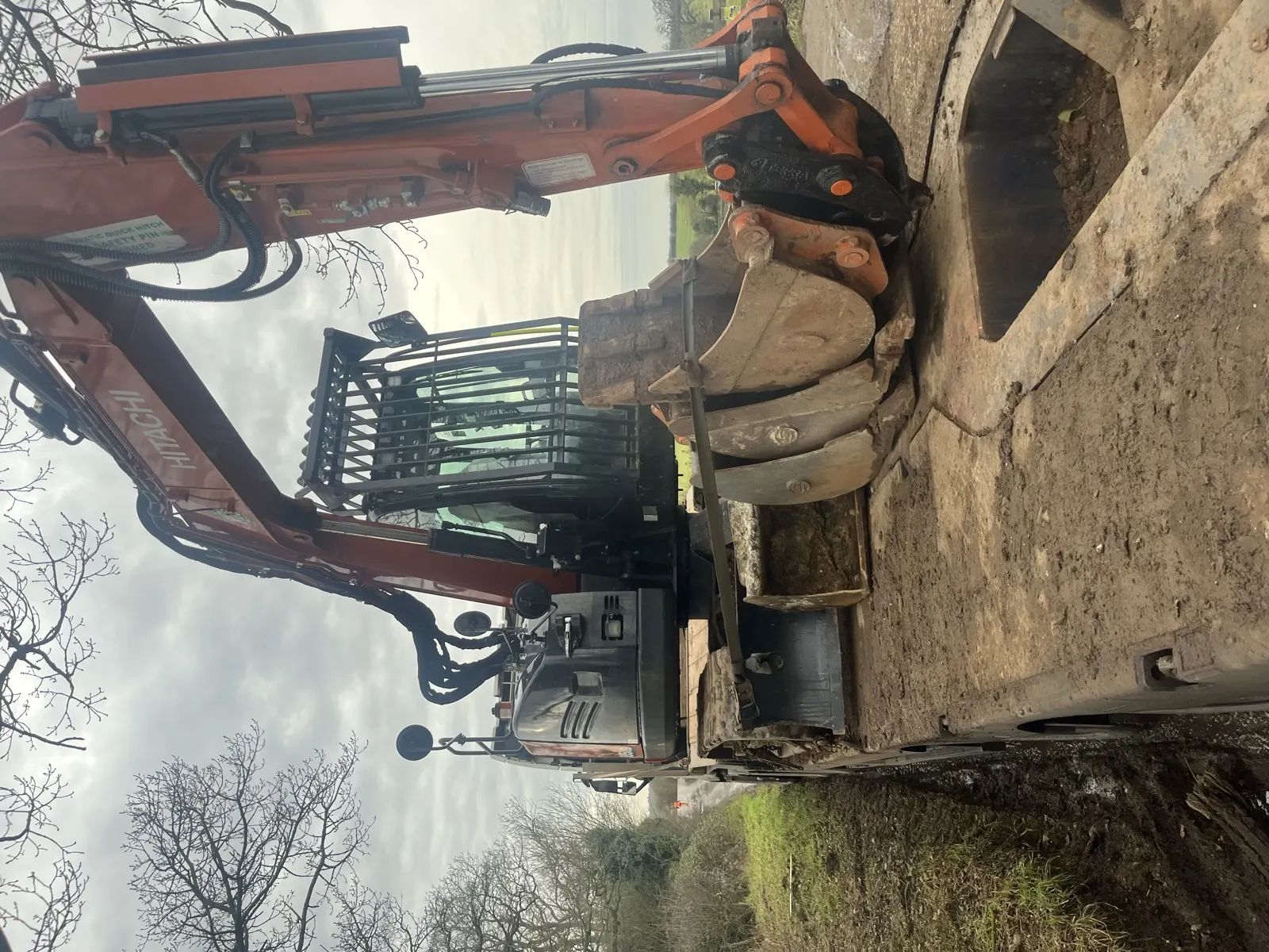 Pipe jacking site works at Northolt Farm