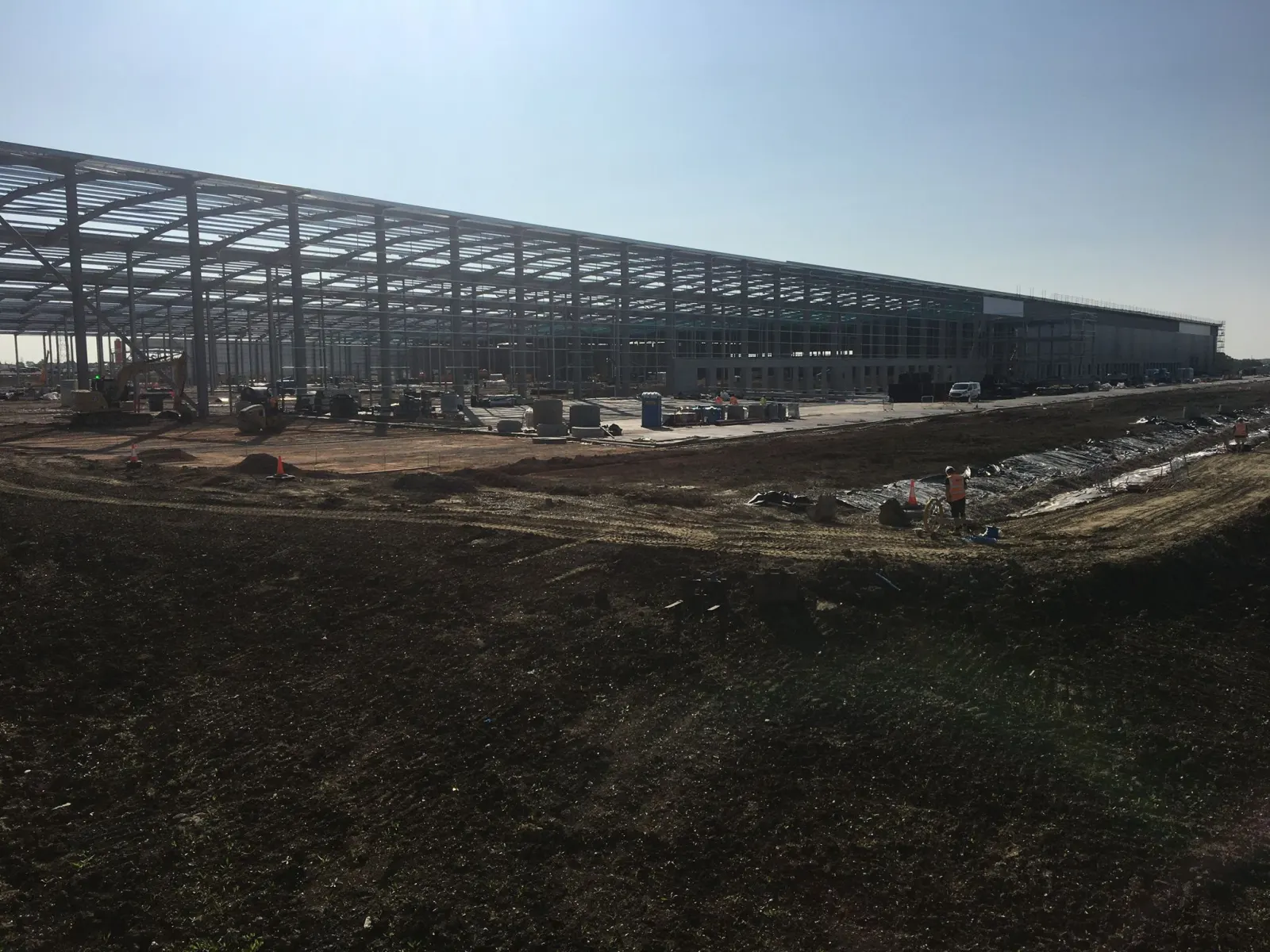 Guided augering equipment for 424mm OD steel pipe installation